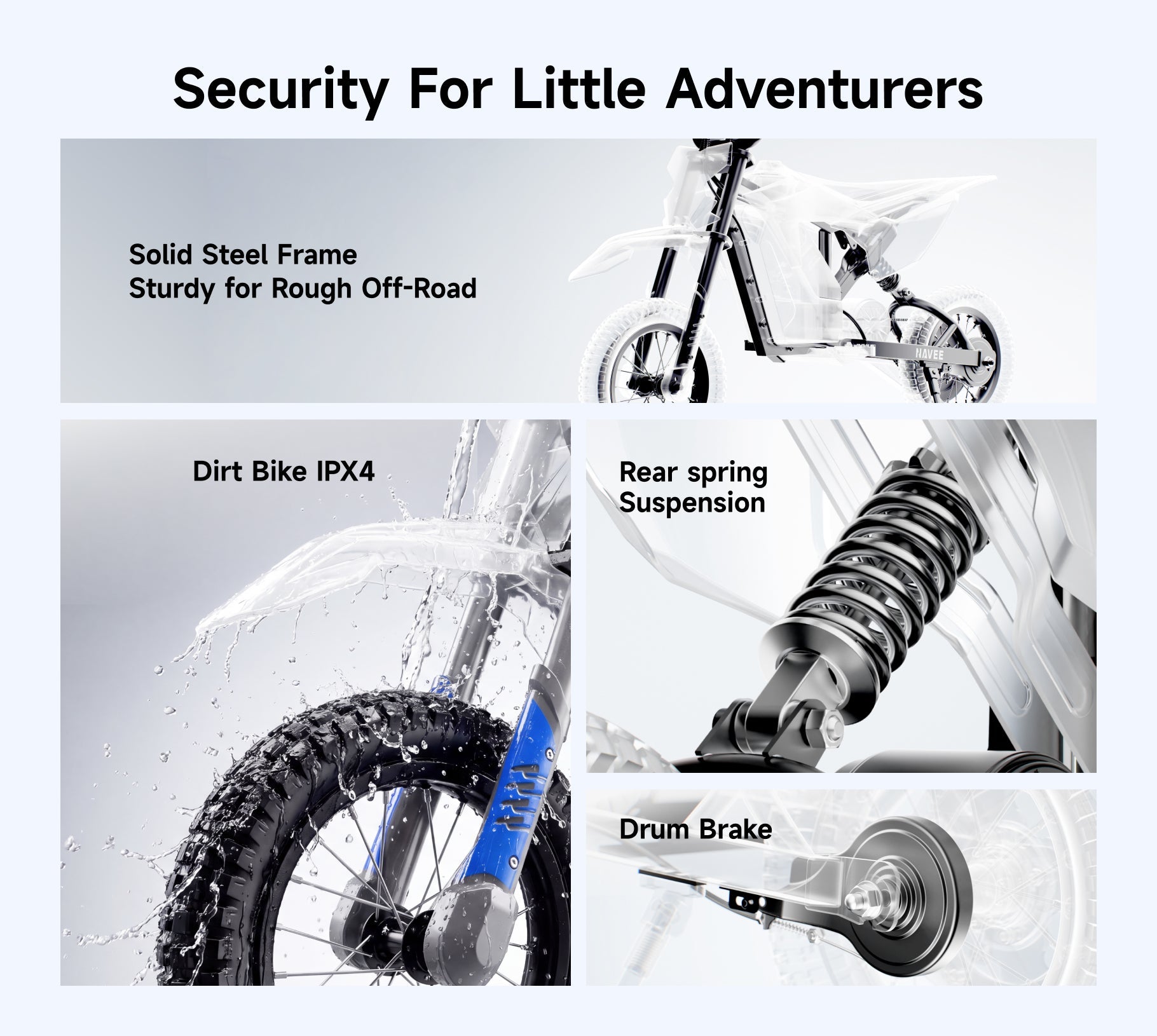 NAVEE Cyber X Pro | High-Speed Kids Dirt Bike