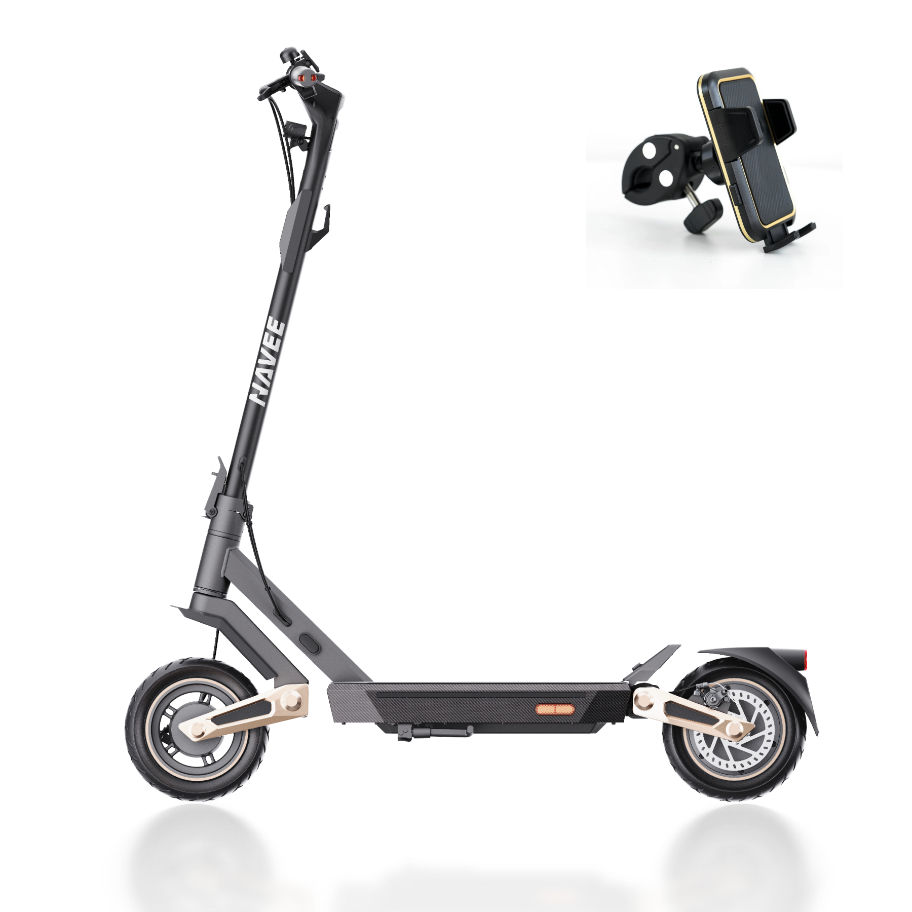 NAVEE ST3 Electric Scooter｜Damping Arm™ Suspension｜37.3miles Eco-range｜1000W